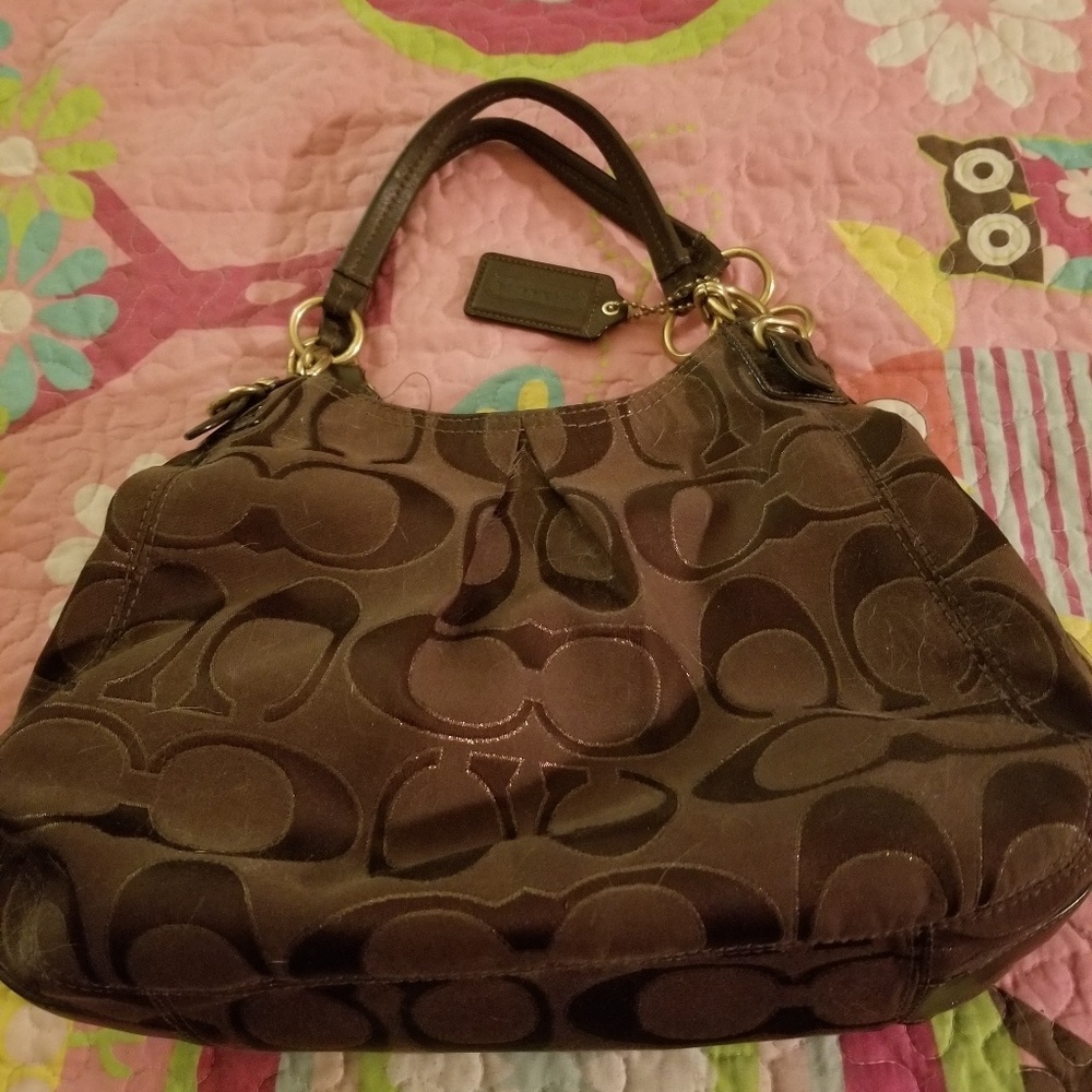 Coach Brown Signature purse